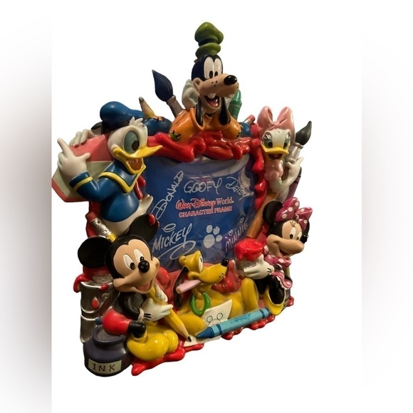 Disney World 3D Picture Frame MICKEY MINNIE DONALD DAISY PLUTO GOOFY Art Paint - Picture 4 of 6
